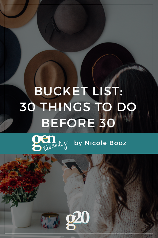 Title photo: Is there anything more fun than a bucket list? Here are our top 30 things to do before you turn 30!