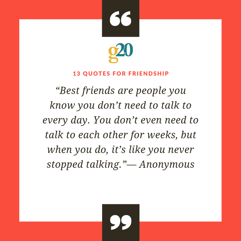 quotes for friendship