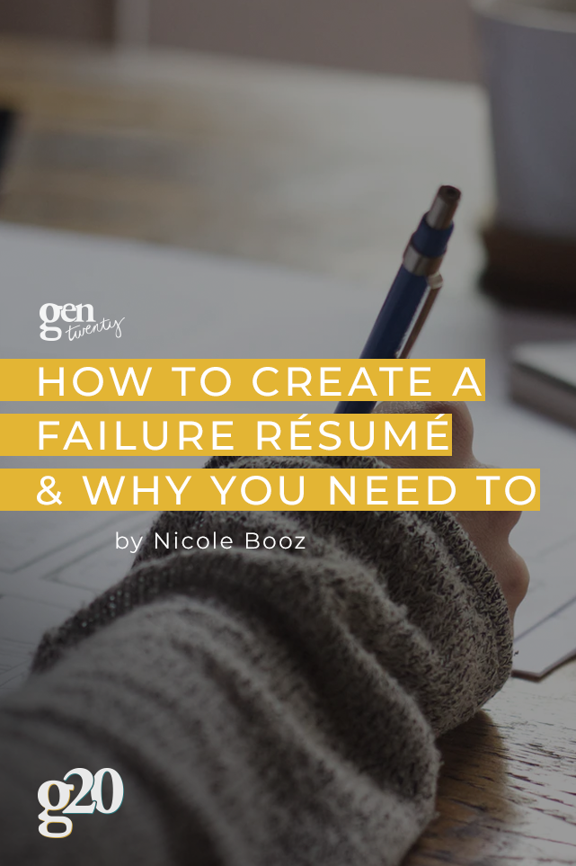 how to make a failure resume