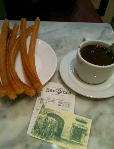 Visit San Gines for a traditional sweet treat.
