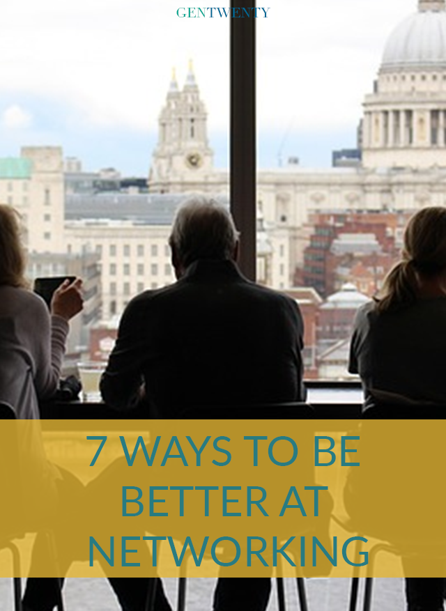 For those of us who get a little nervous when building professional relationships, here are 7 ways to be better at networking.