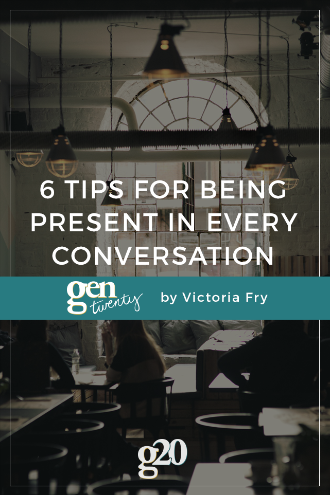 Are you engaging with the people right in front of you? 6 tips for being a better listener >>