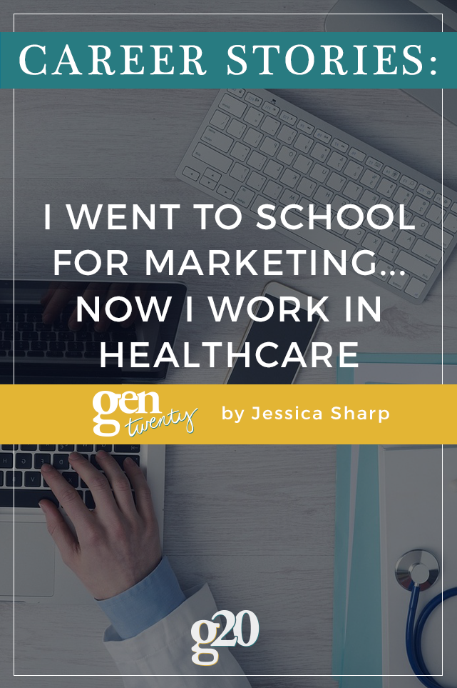 I changed my major 3 times and finally landed on marketing. Now? I work in healthcare. Here is the story of my career journey.