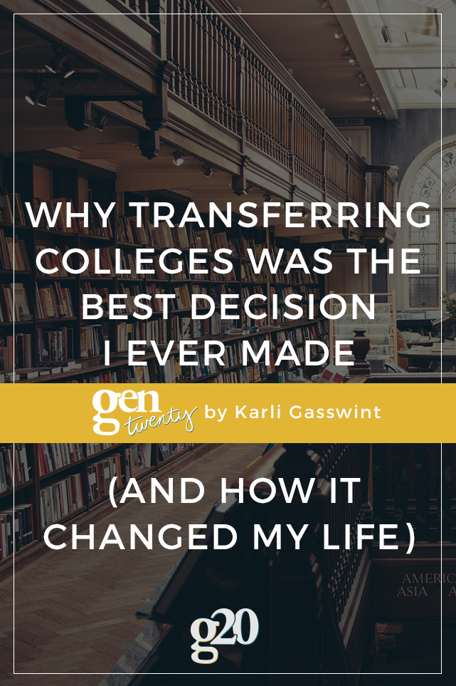 If something seems off about your college experience, you might need to transfer schools. I transferred schools and it was the best decisions I ever made! Click through to read why.