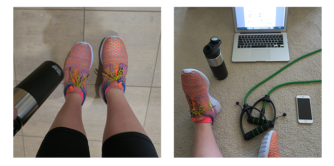 Working out in the middle of the day is how I stay sane.