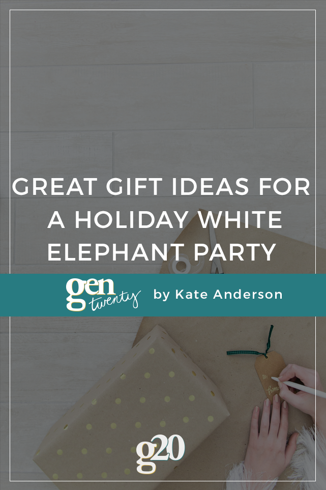 6 of the quirkiest gift ideas for this year's white elephant party!