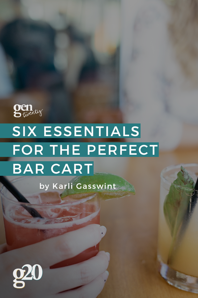 The guide to stocking your bar cart to be the best hostess ever!
