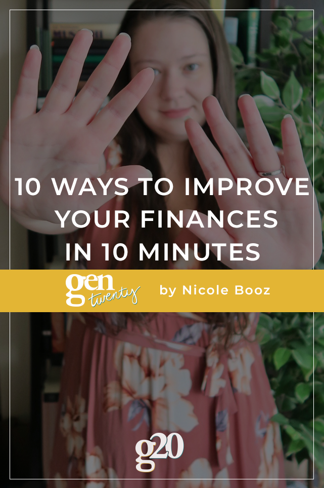 10 Ways To Improve Your Finances In 10 Minutes