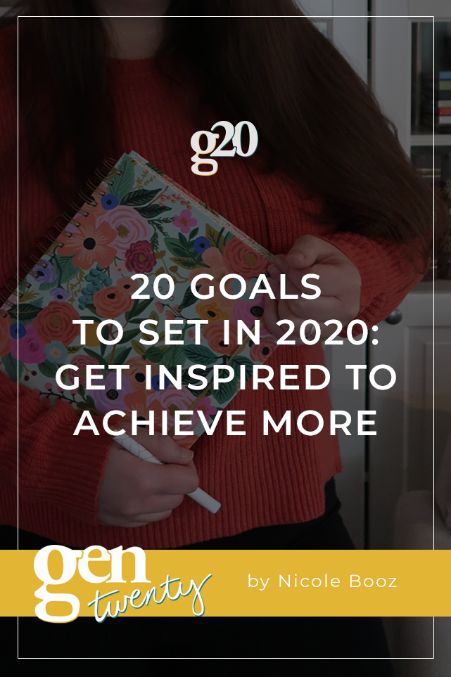 Goals To Set In 2020