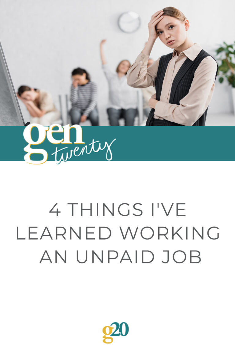 4 Things I've Learned Working an Unpaid Job