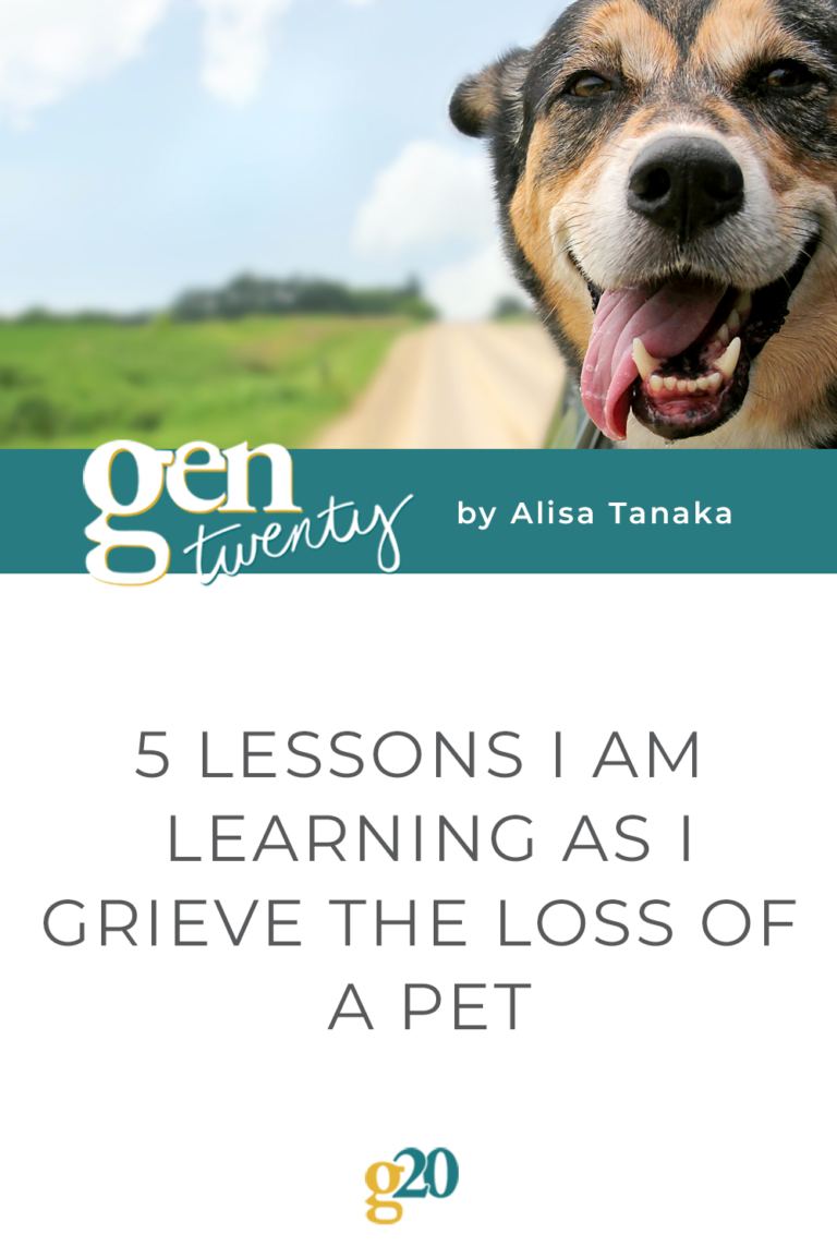 5 Lessons I Am Learning As I Grieve The Loss of A Pet