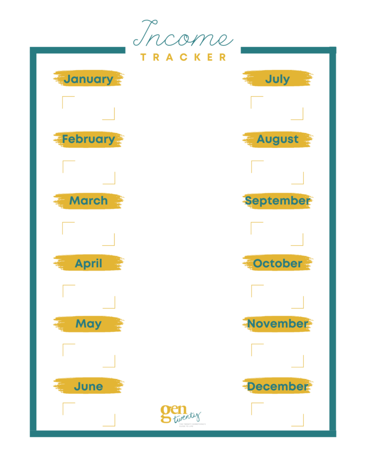 30+ Bullet Journal Budget Tracker Printable Options [2022]