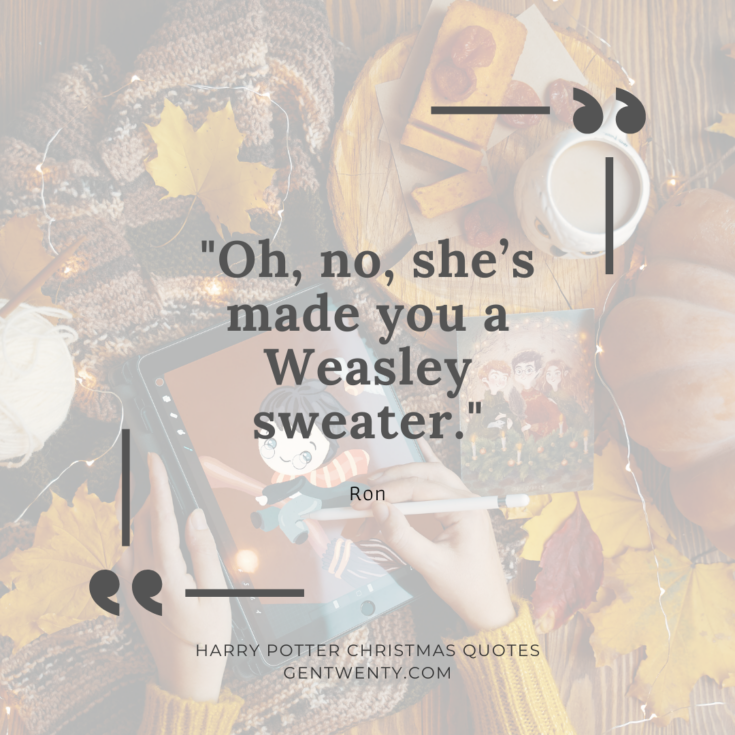 Harry Potter Christmas Quotes - GenTwenty