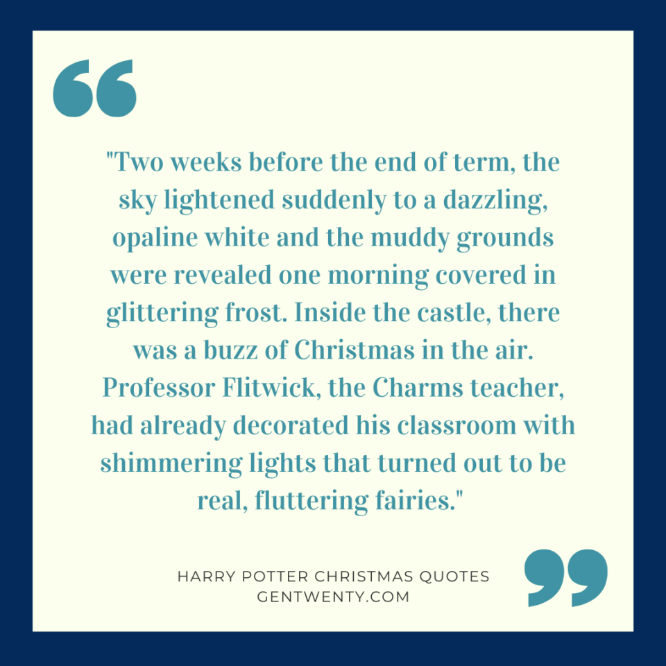 Harry Potter Christmas Quotes - GenTwenty