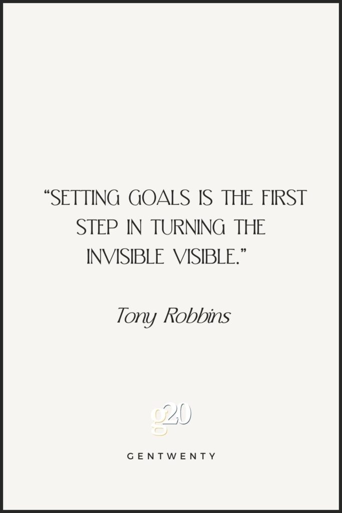 setting goals quote