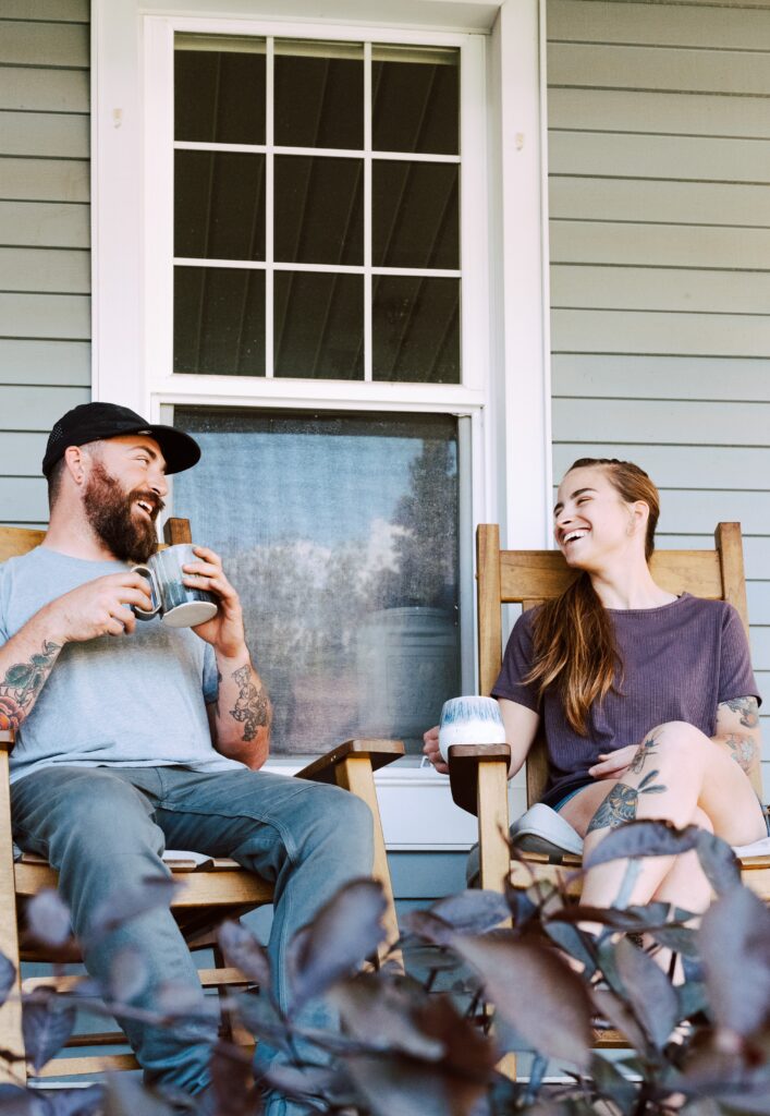 couple having coffee