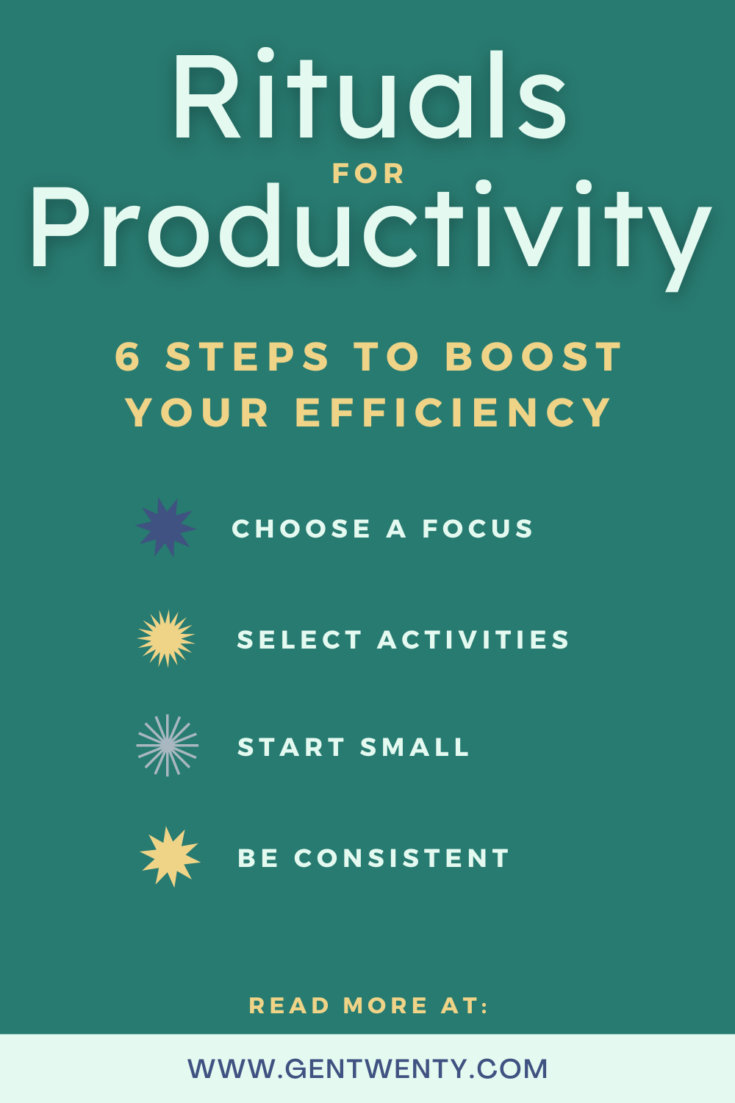 Simple Ritual For Work Rituals for Productivity: Tips & Techniques to Boost Efficiency - GenTwenty