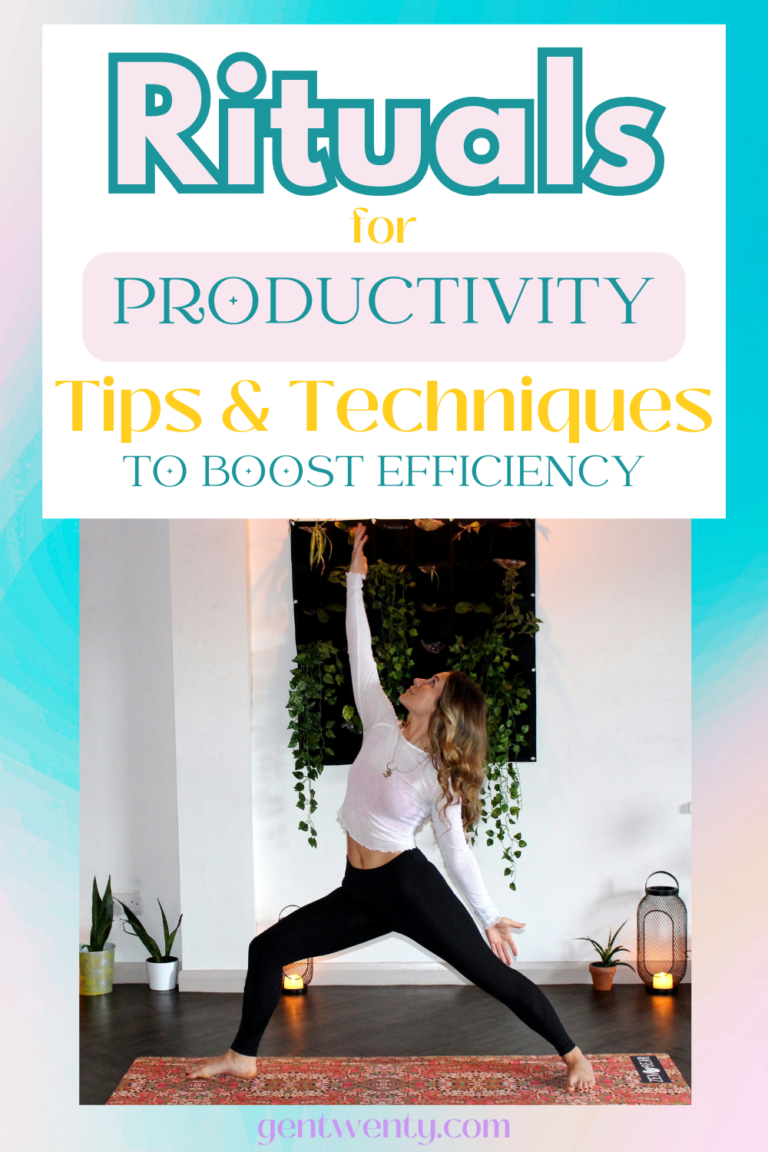 Simple Ritual For Work Rituals for Productivity: Tips & Techniques to Boost Efficiency - GenTwenty