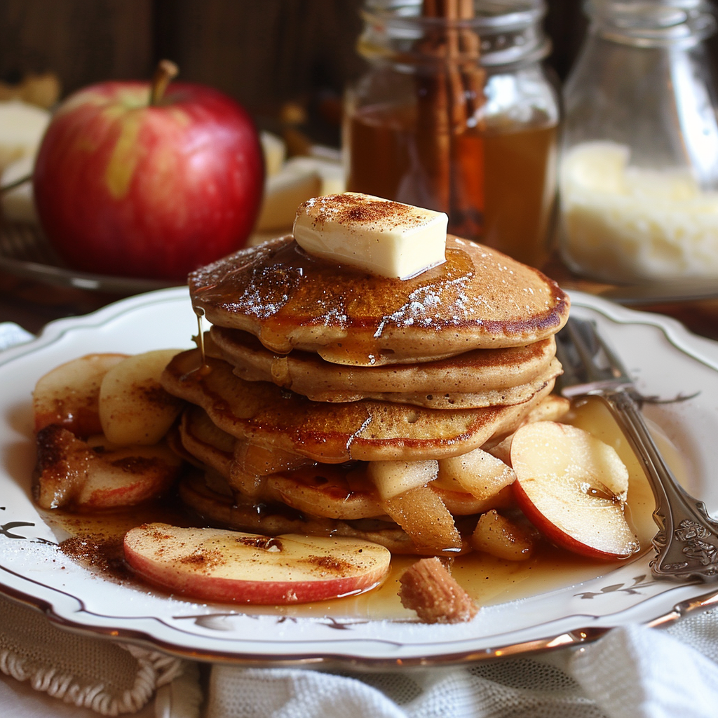 apple cider pancakes