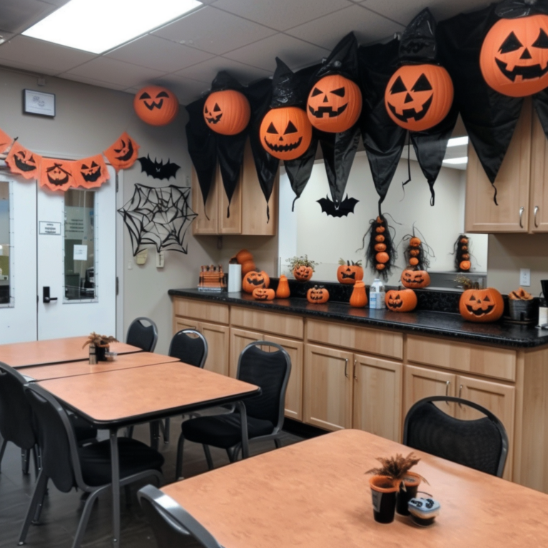 workplace halloween decorating ideas