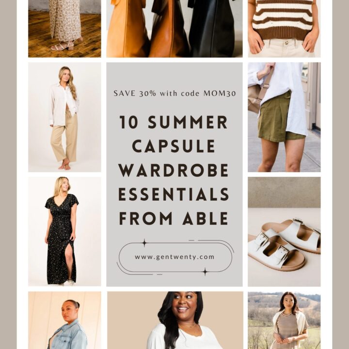 10 Summer Capsule Wardrobe Essentials From Able