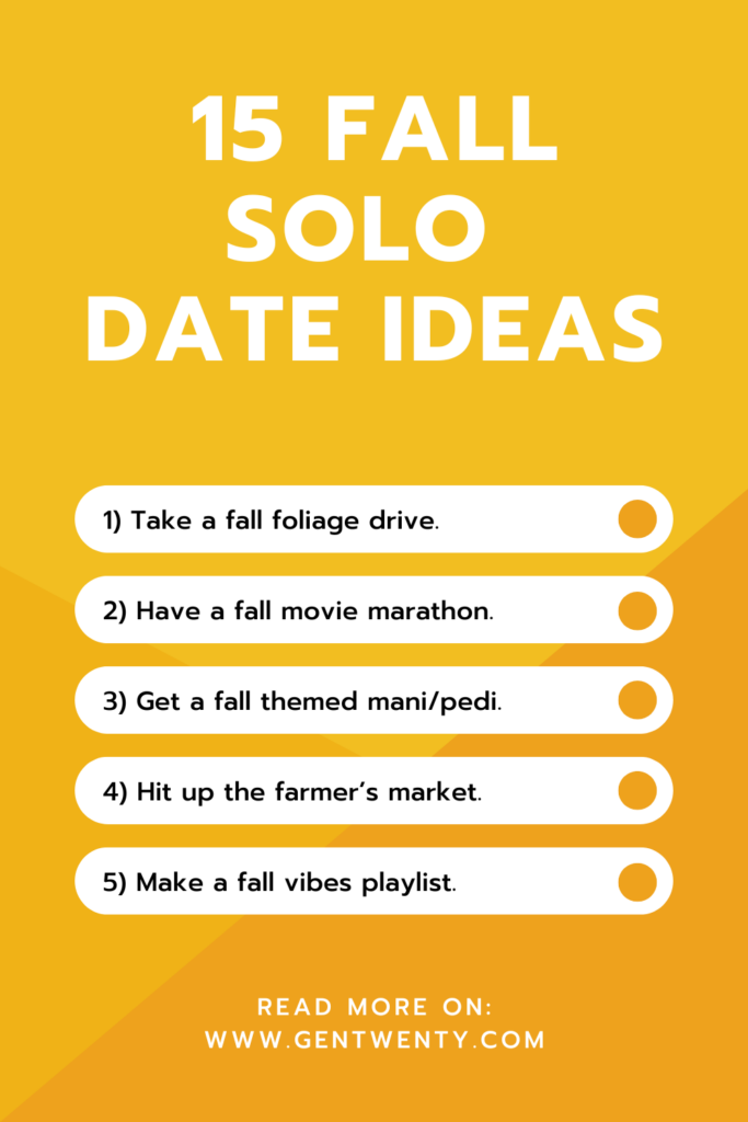 fall solo dates ideas