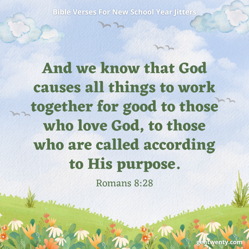 20+ Powerful Bible Verses For Starting A New School Year - GenTwenty
