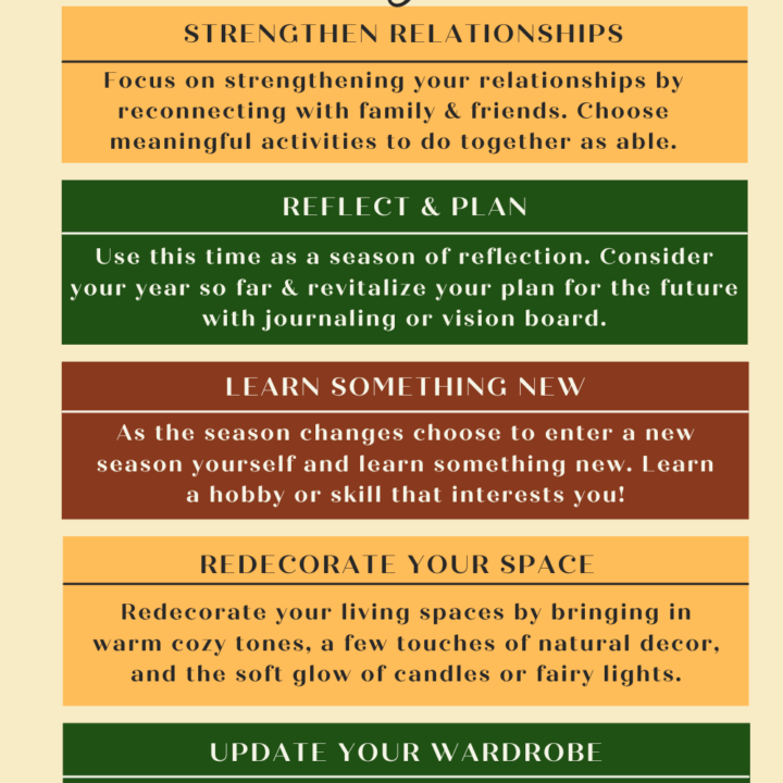 Reinvent yourself this fall