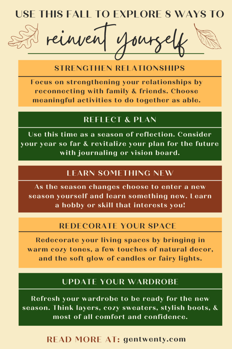 Reinvent yourself this fall