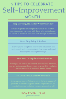 5 Self Improvement Tips To Celebrate Self Improvement Month - GenTwenty