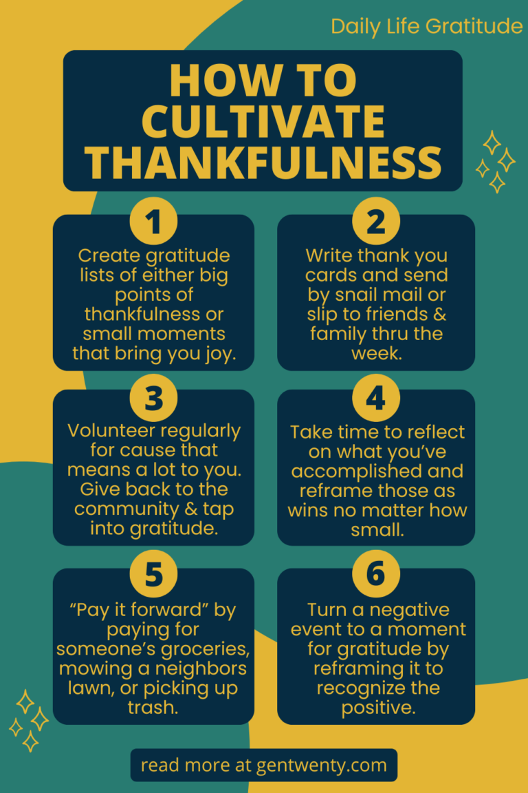 How To Cultivate Thankfulness In Your Daily Life - GenTwenty