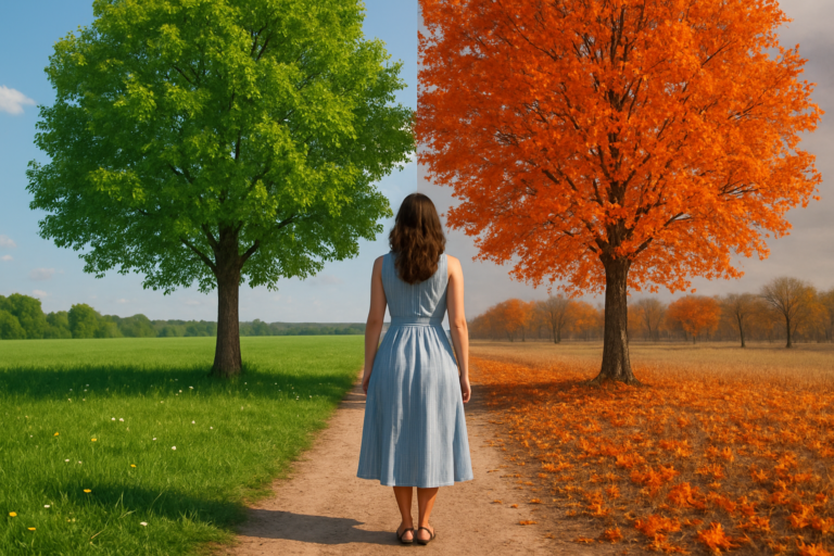 the transition Between Summer And Fall