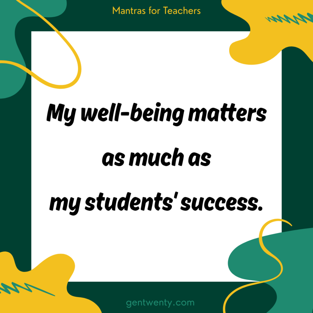 educator well-being matters