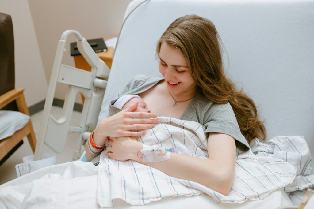 letting your body heal after giving birth
