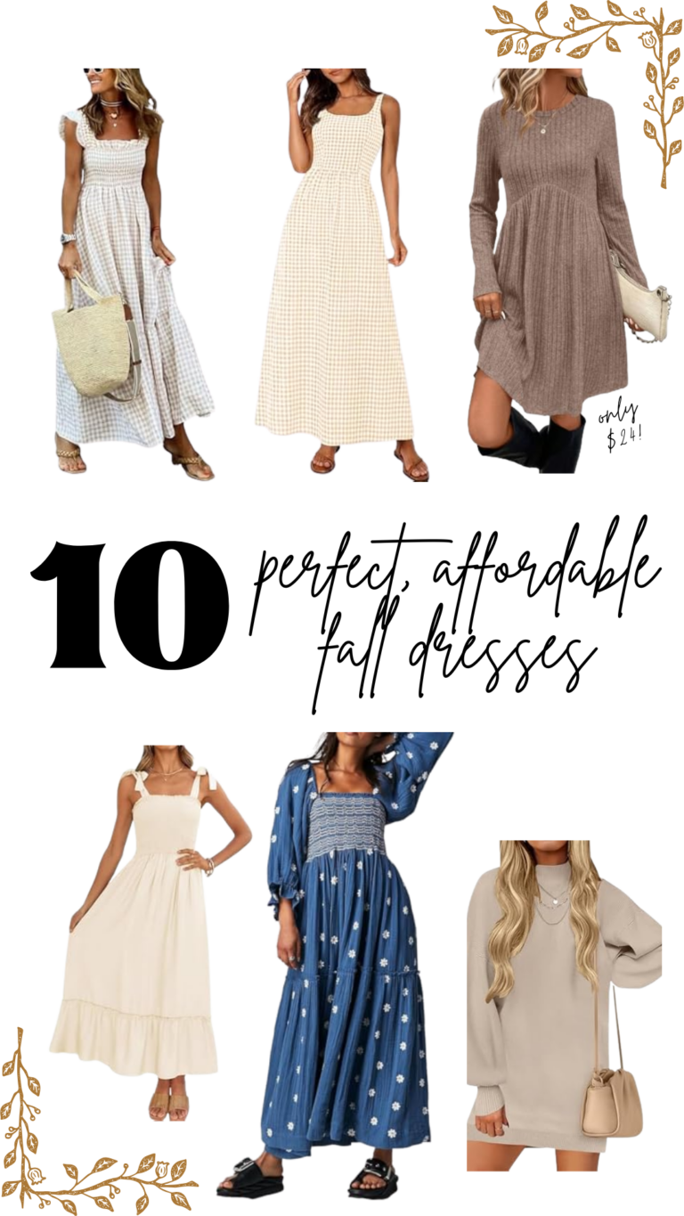 10 Affordable Dresses Perfect For Fall (Under $60 - All from Amazon!)