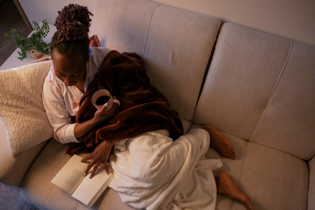 cozy winter relaxation