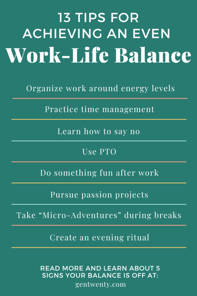 ways to practice a better personal vs business balance