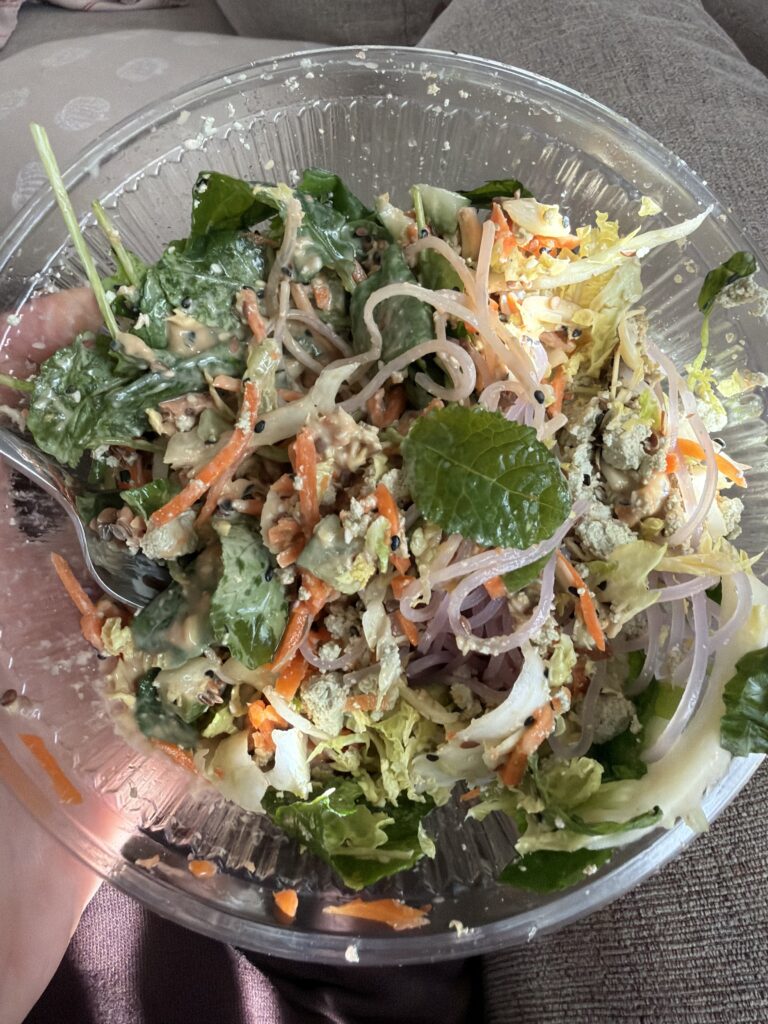 Purple Sesame Noodle Salad from Day 4