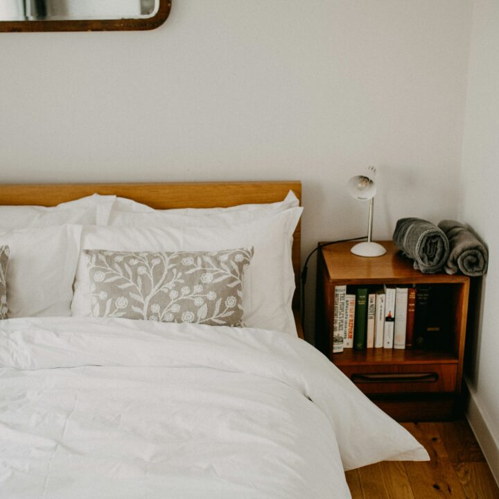 preparing a guest room