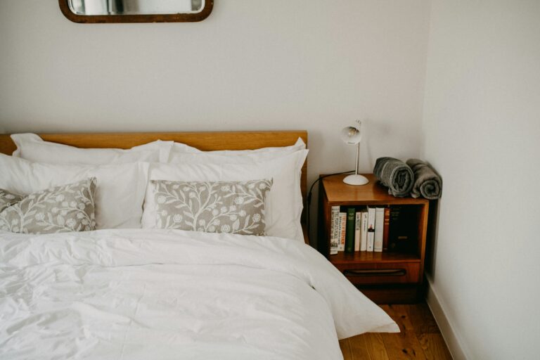 preparing a guest room