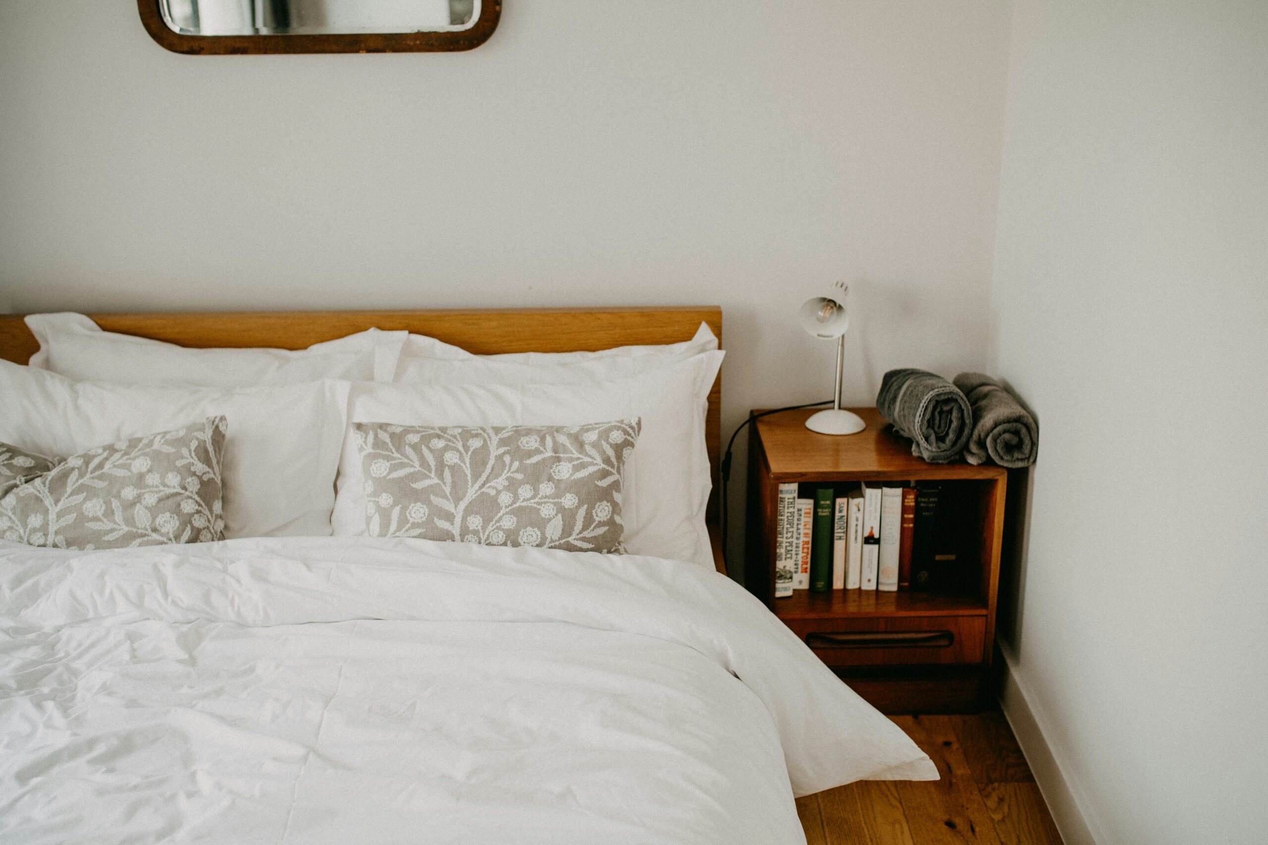 preparing a guest room