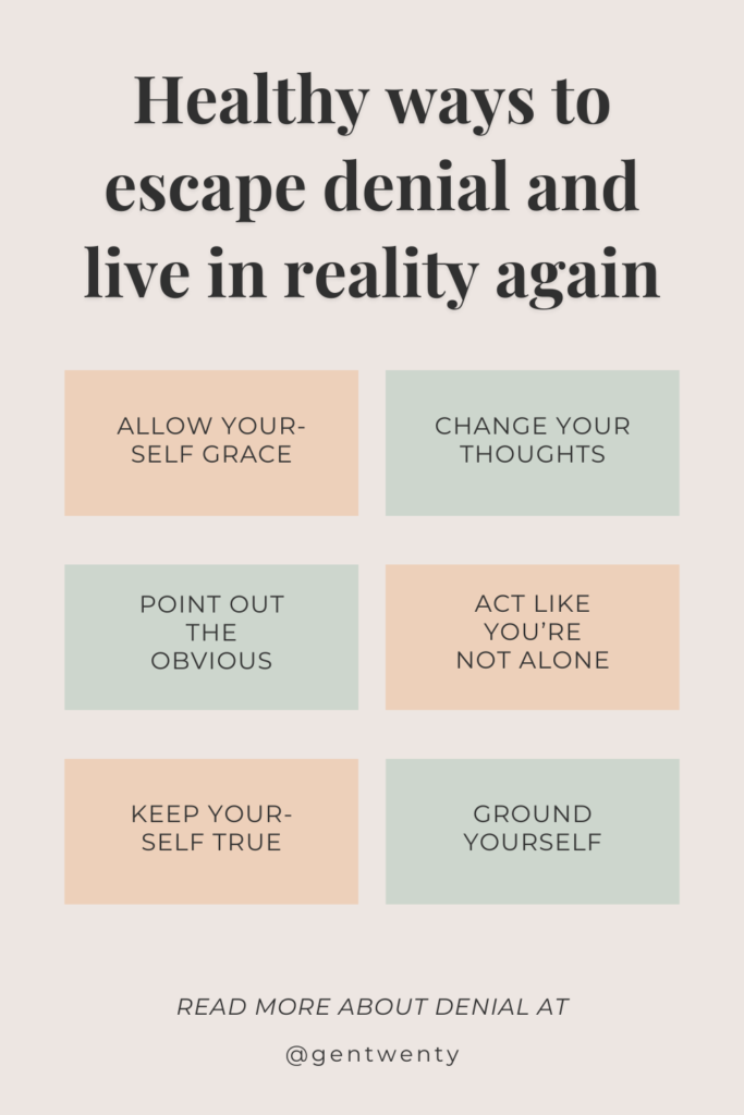 Ways to Recognize Denial and Accept Reality&nbsp;