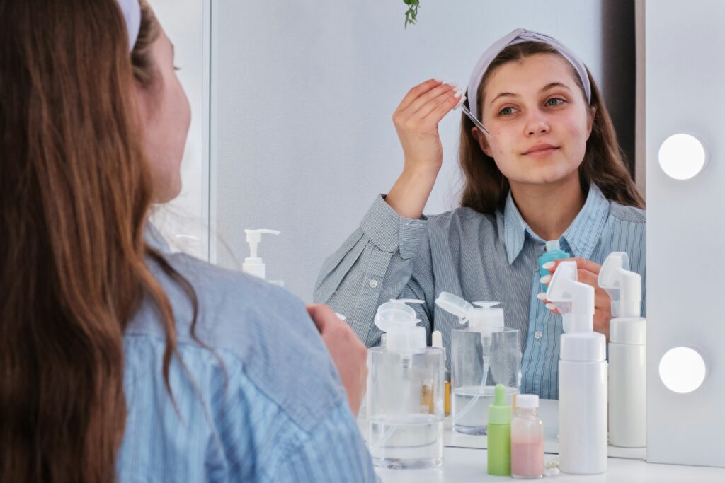 skincare routine habit