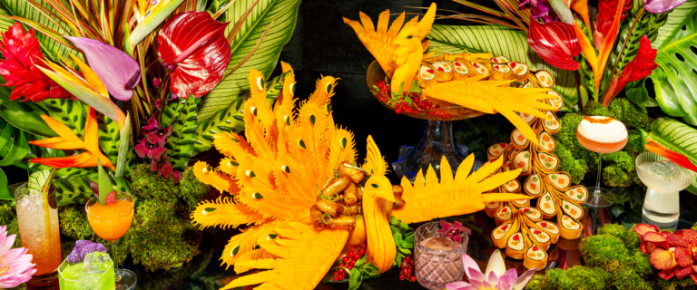 AAPI Founders - Thu Buser Fruit Vegetable Carvings