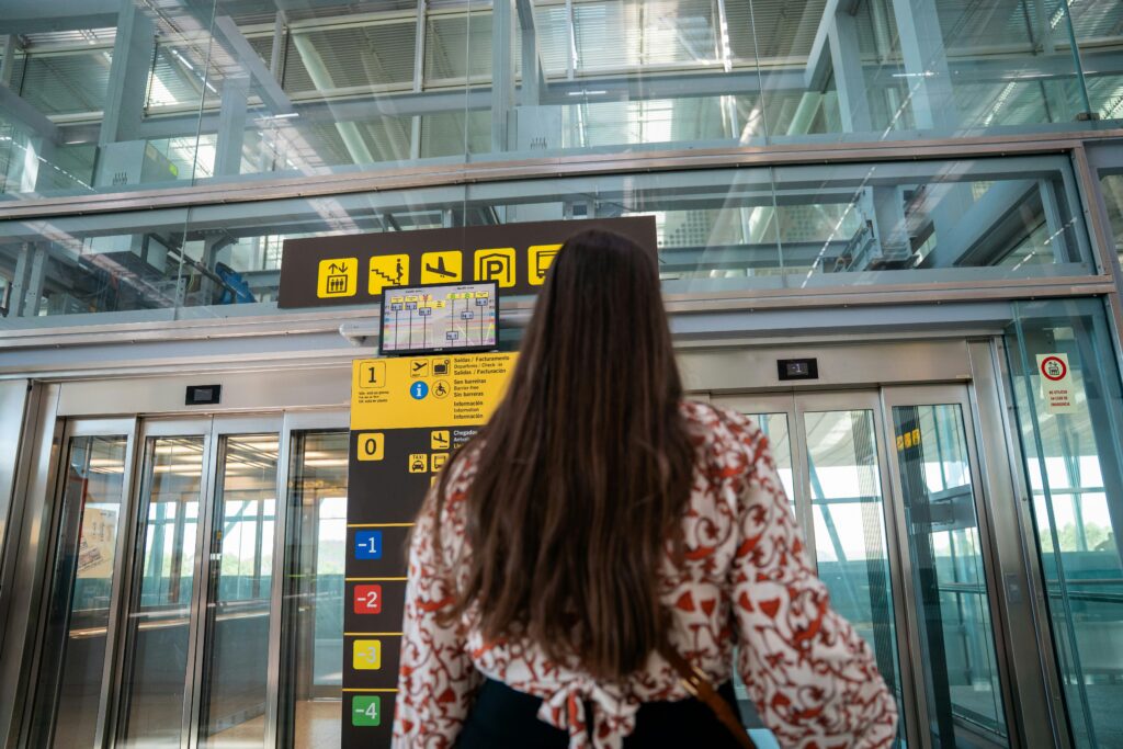 exploring an airport by yourself can build confidence