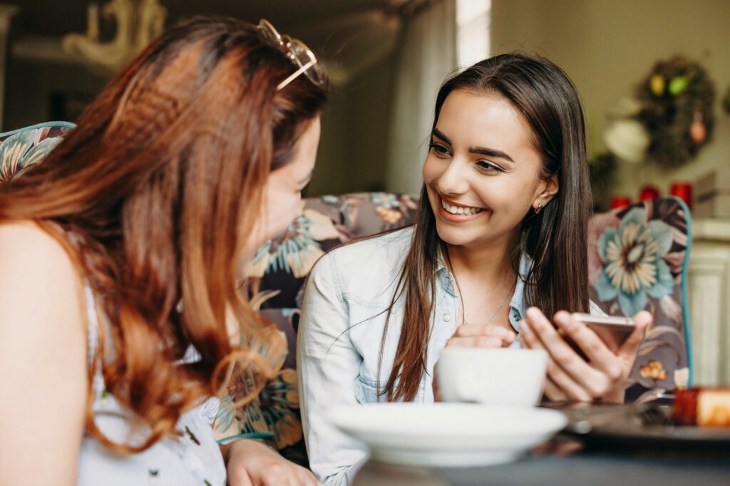 friends at a coffee shop