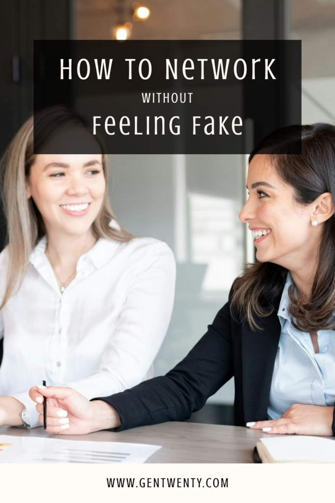 How to Network Without Feeling Fake