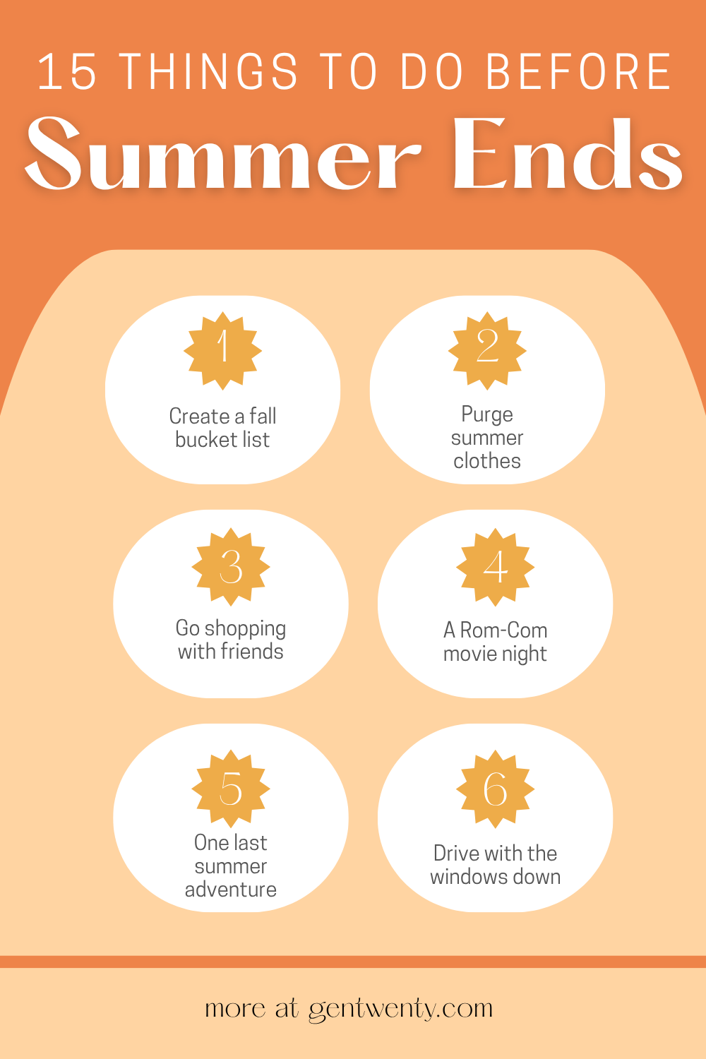 15 Things To Do Before Summer Ends